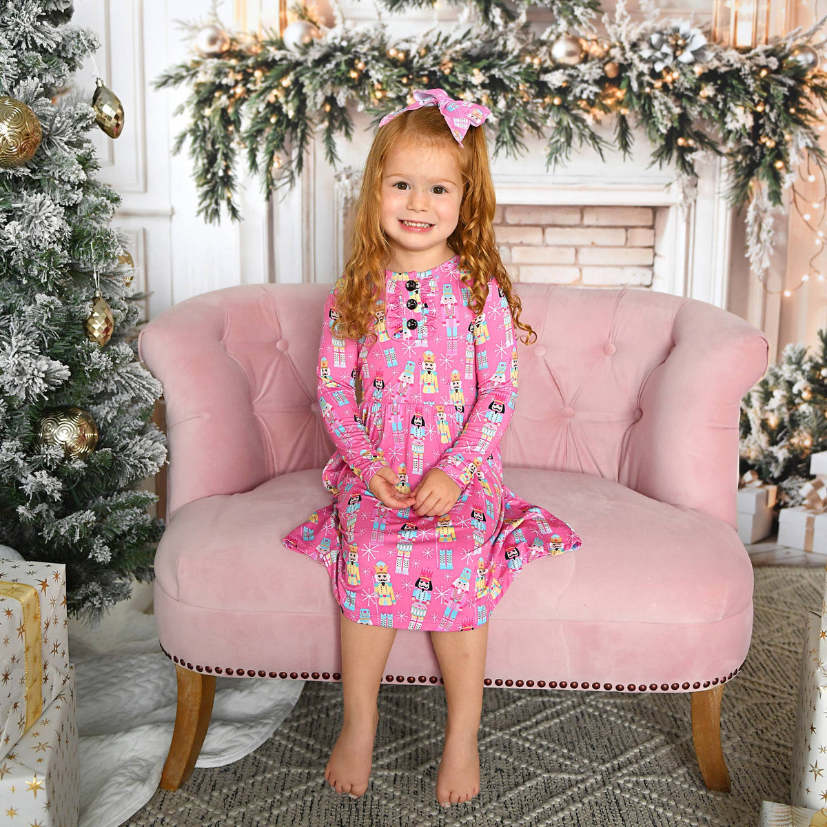 Nadia Nutcrackers Bamboo Dress