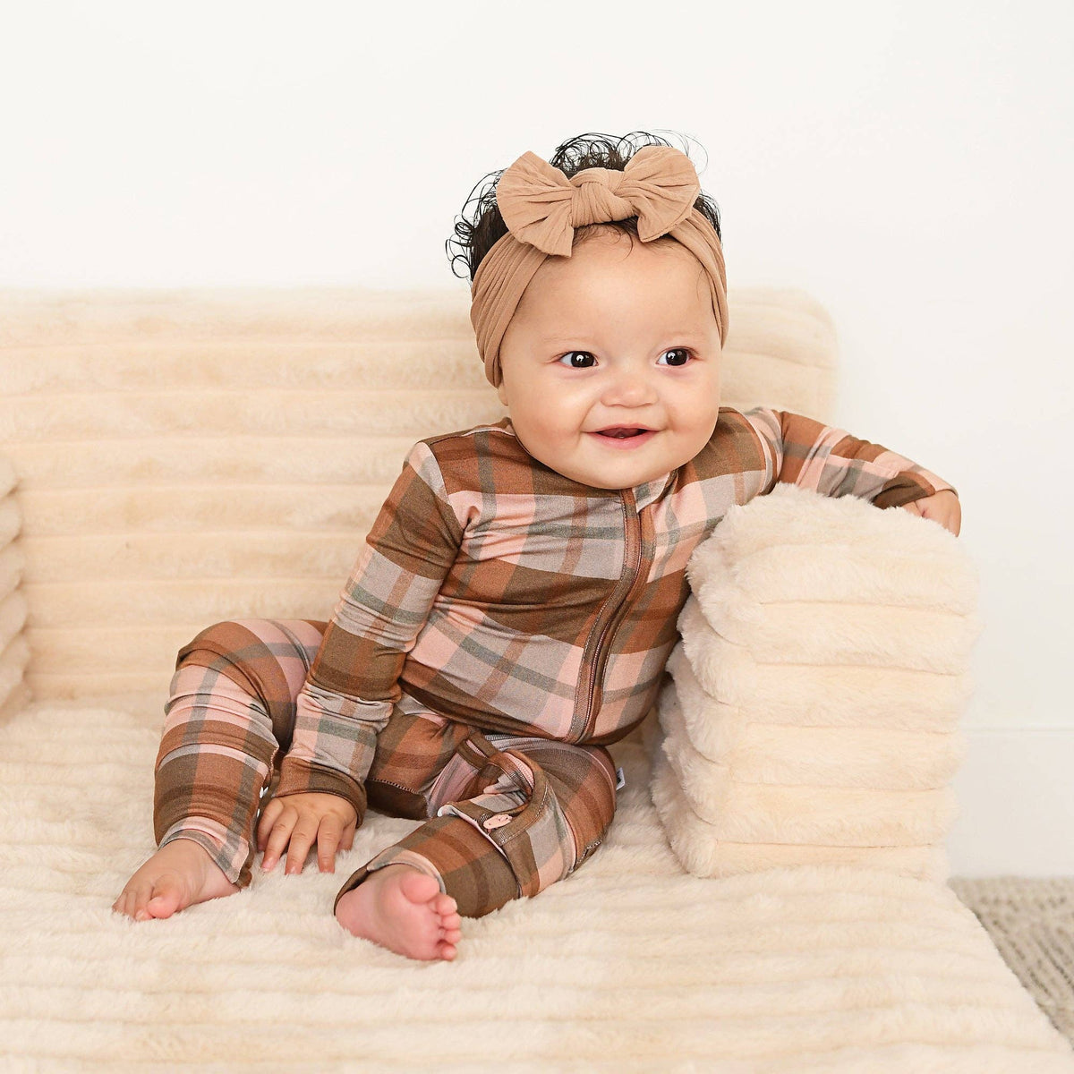 Turkey Time Bamboo Plaid Sleeper