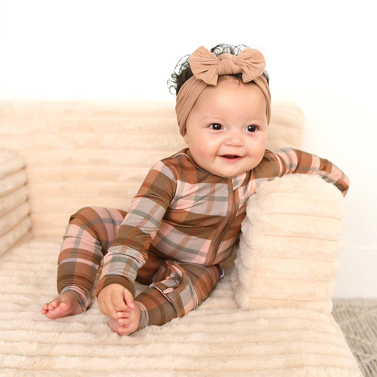 Turkey Time Bamboo Plaid Sleeper