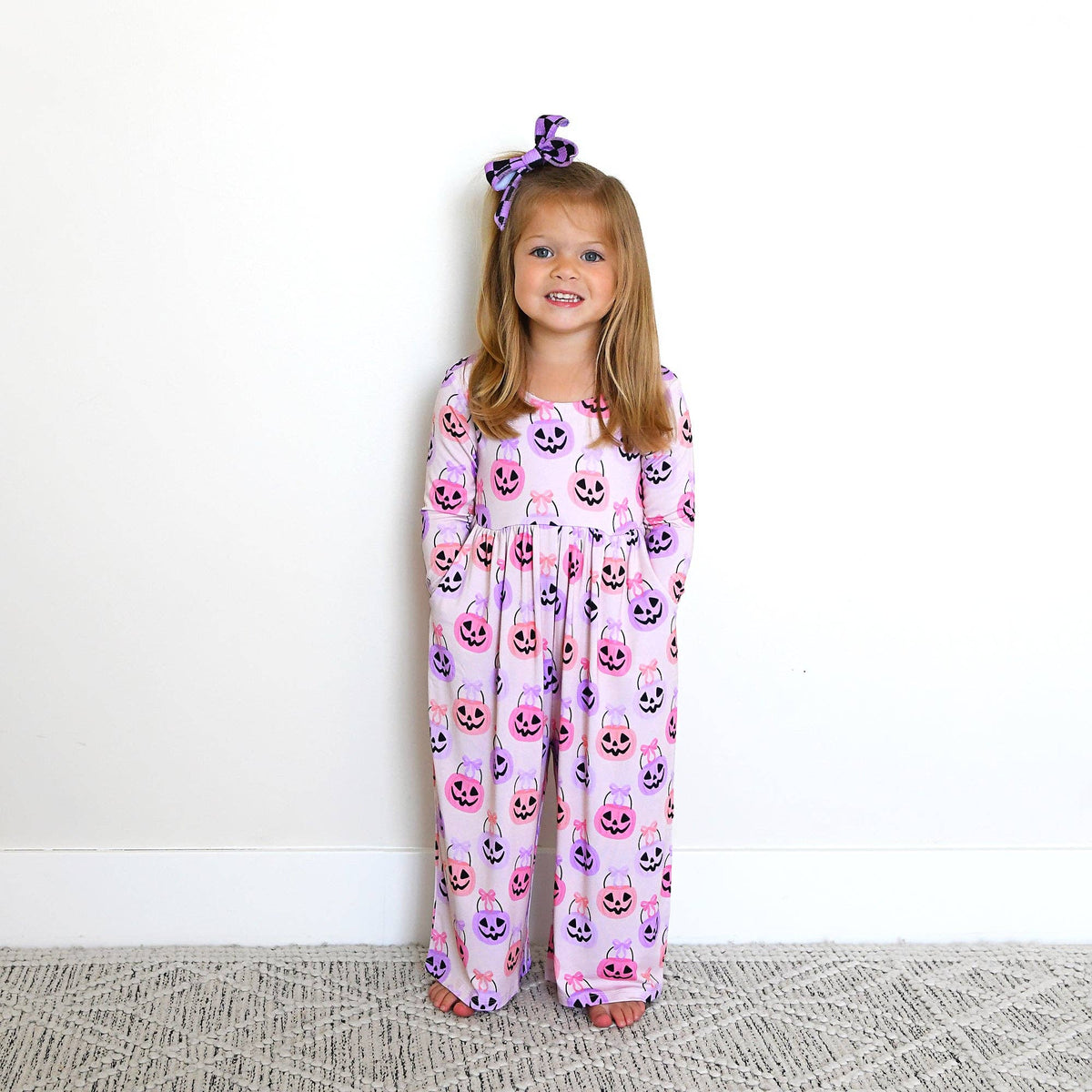 Halloween Buckets Bamboo Romper