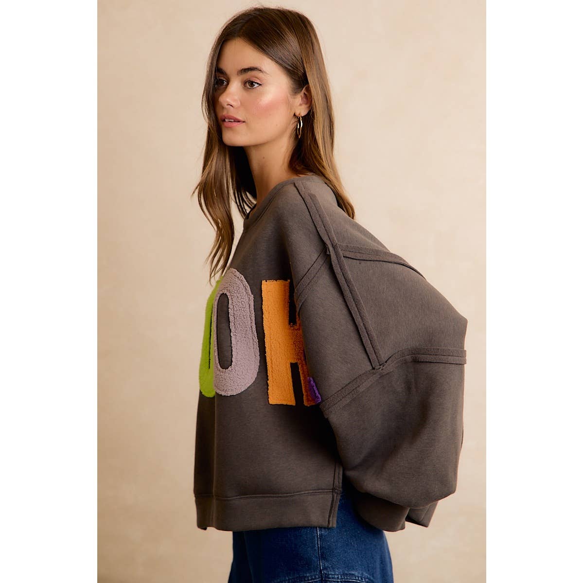 SPOOKY Chenille Sweatshirt