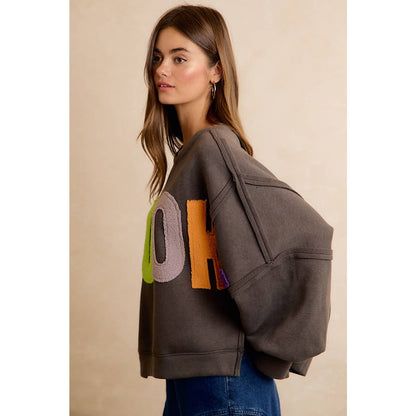 SPOOKY Chenille Sweatshirt