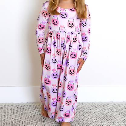 Halloween Buckets Bamboo Romper