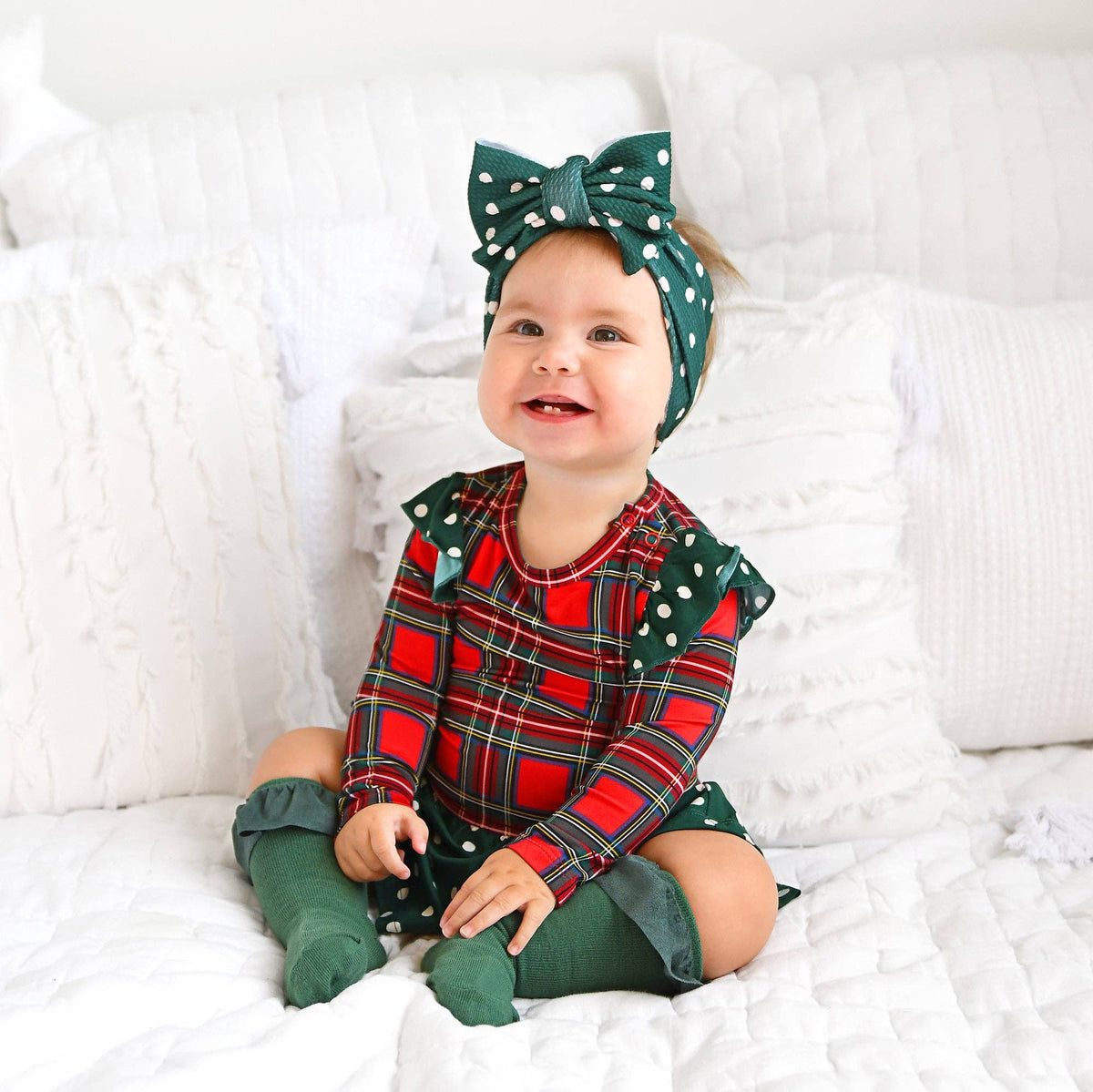 Holland Bamboo Twirl Dress Onesie