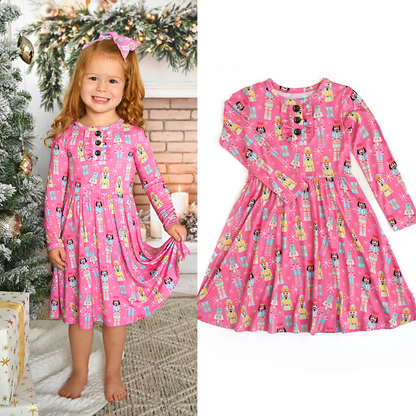 Nadia Nutcrackers Bamboo Dress