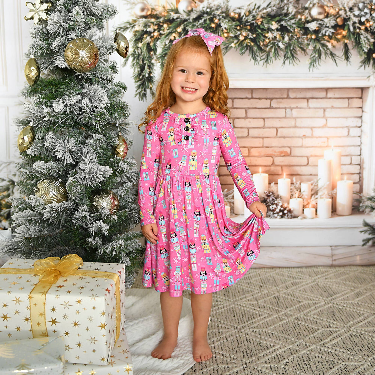 Nadia Nutcrackers Bamboo Dress