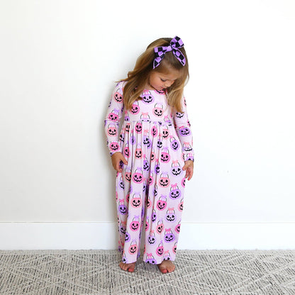 Halloween Buckets Bamboo Romper