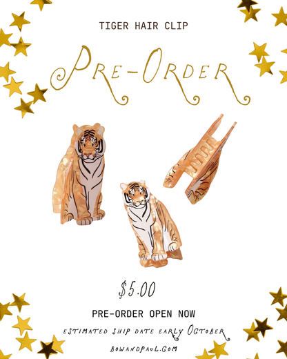 Tiger Hair Clip