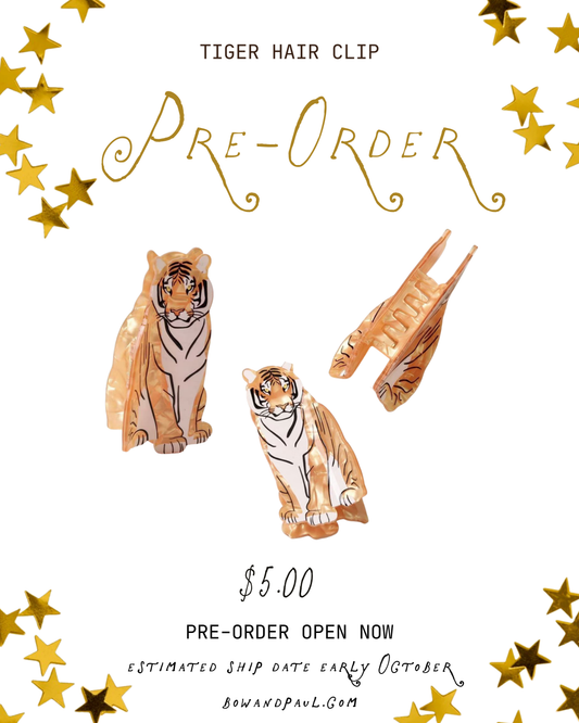 Tiger Hair Clip