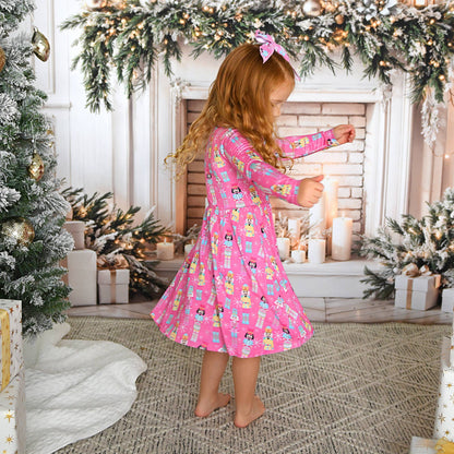 Nadia Nutcrackers Bamboo Dress