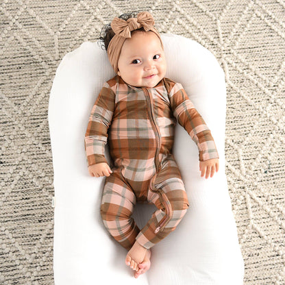 Turkey Time Bamboo Plaid Sleeper