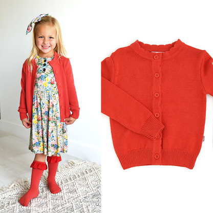 Cranberry Cardigan