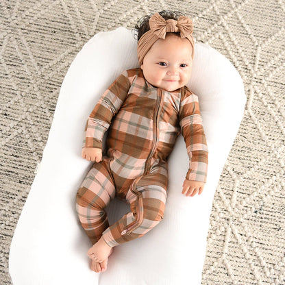 Turkey Time Bamboo Plaid Sleeper