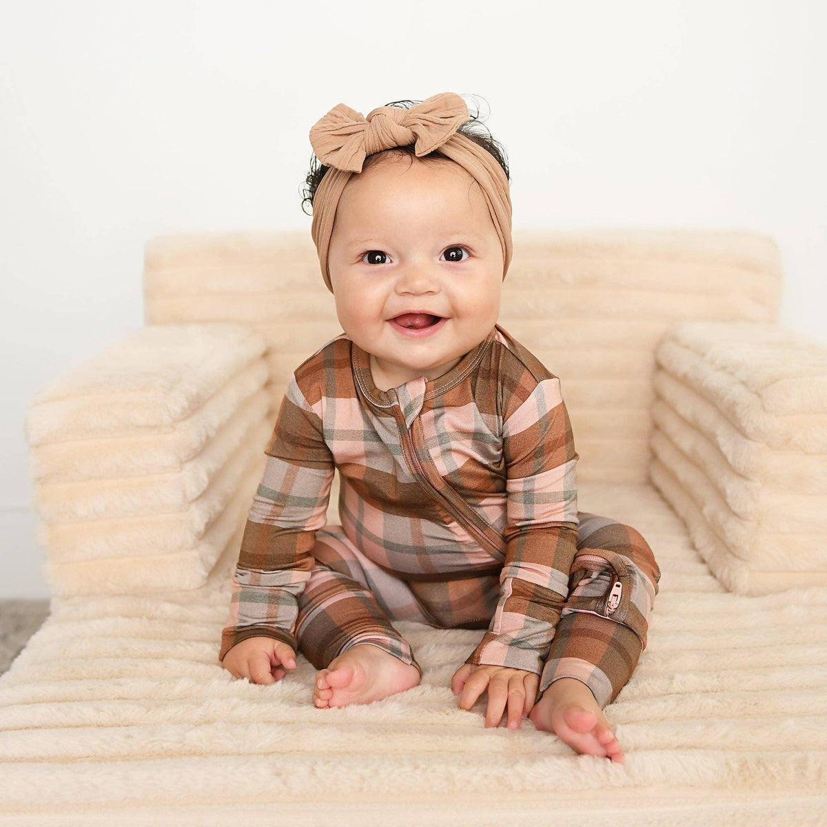 Turkey Time Bamboo Plaid Sleeper