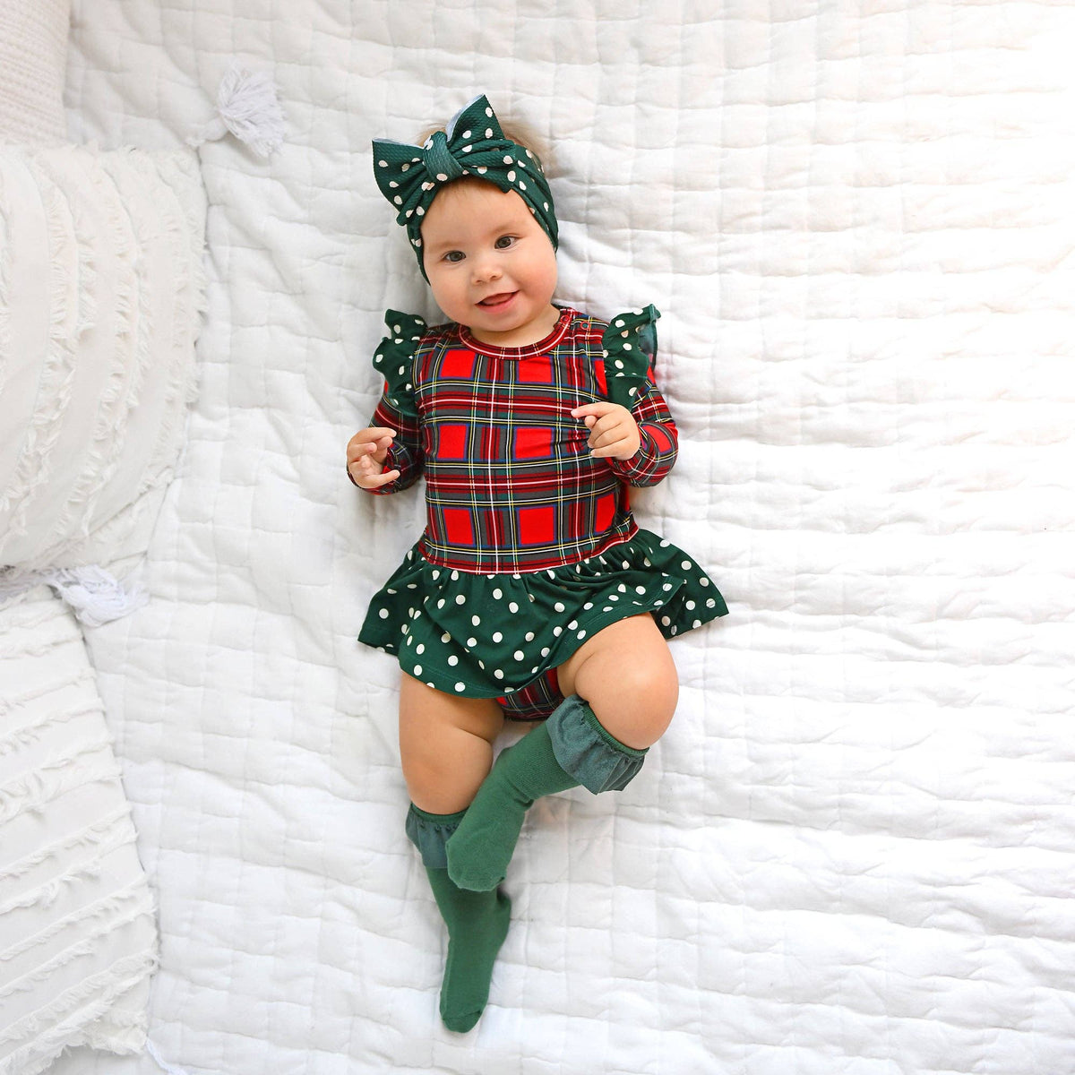 Holland Bamboo Twirl Dress Onesie