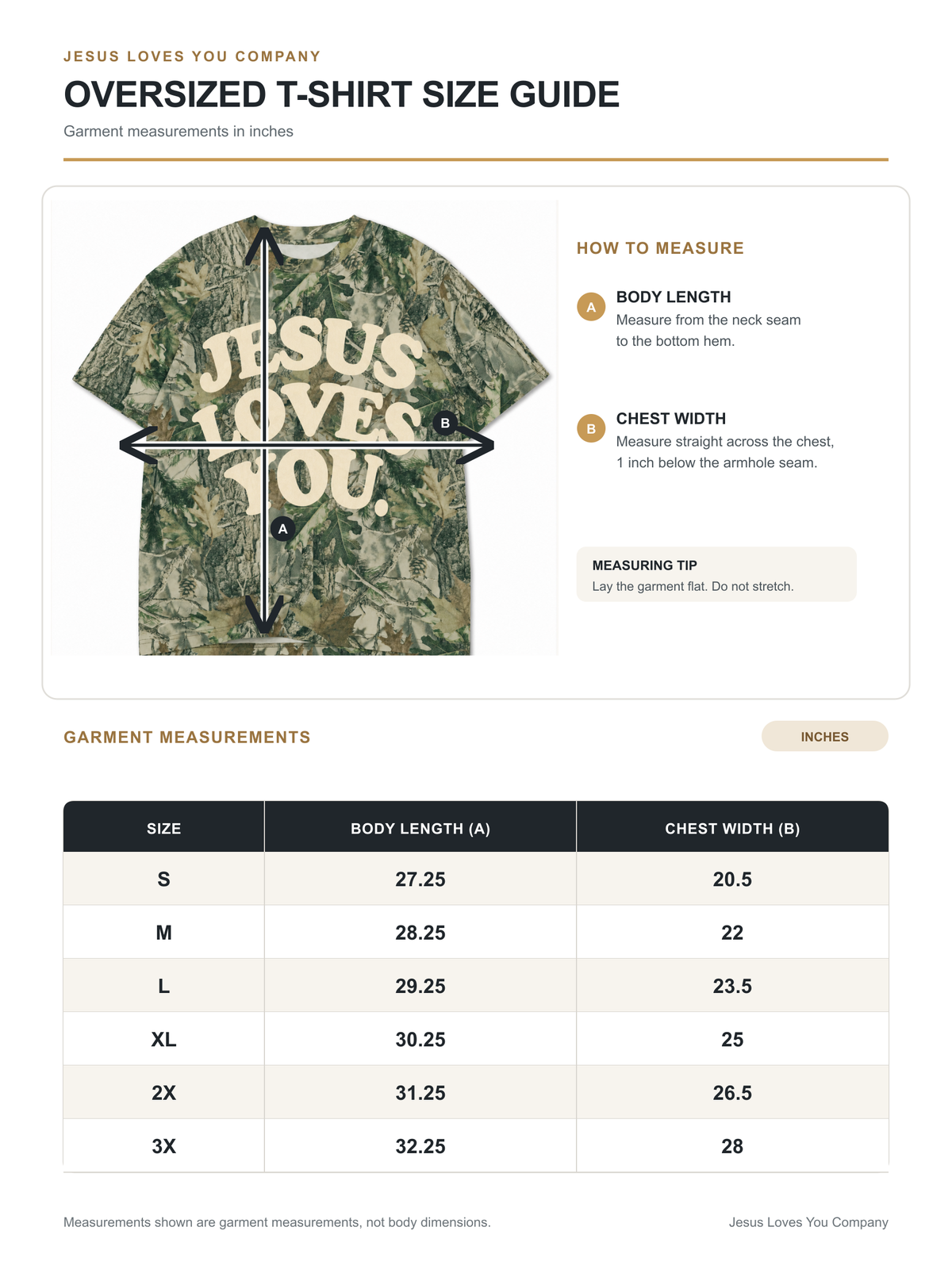 Heavyweight Oversized Camo Tee