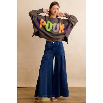 SPOOKY Chenille Sweatshirt