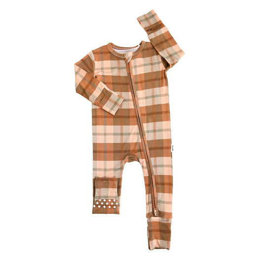 Turkey Time Bamboo Plaid Sleeper