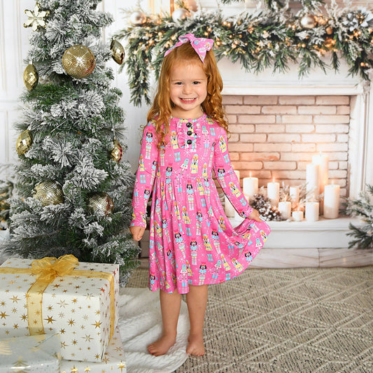 Nadia Nutcrackers Bamboo Dress