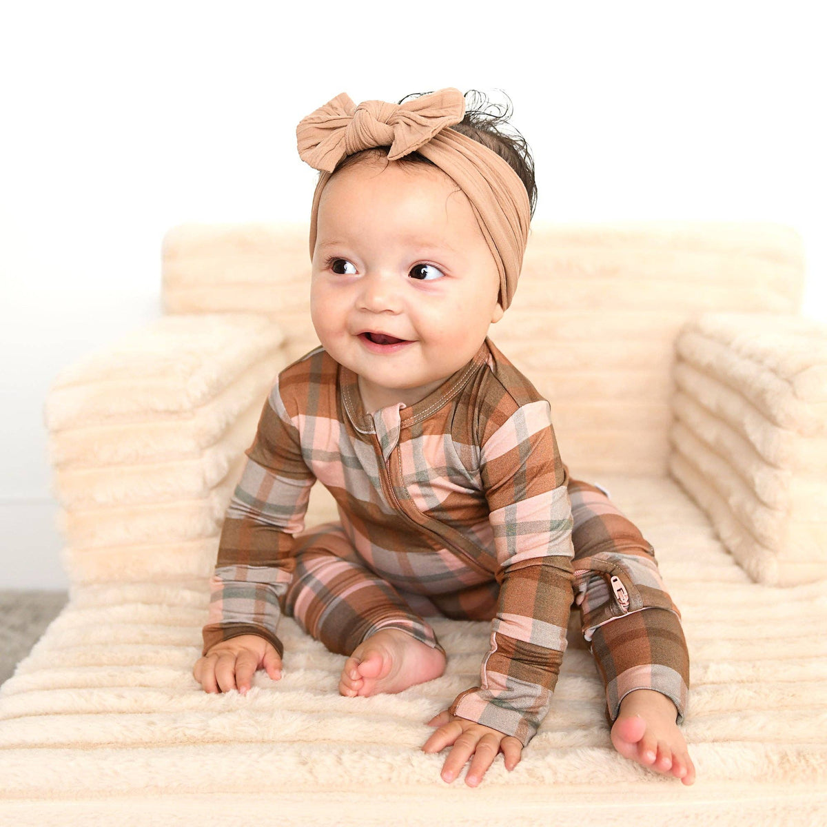 Turkey Time Bamboo Plaid Sleeper